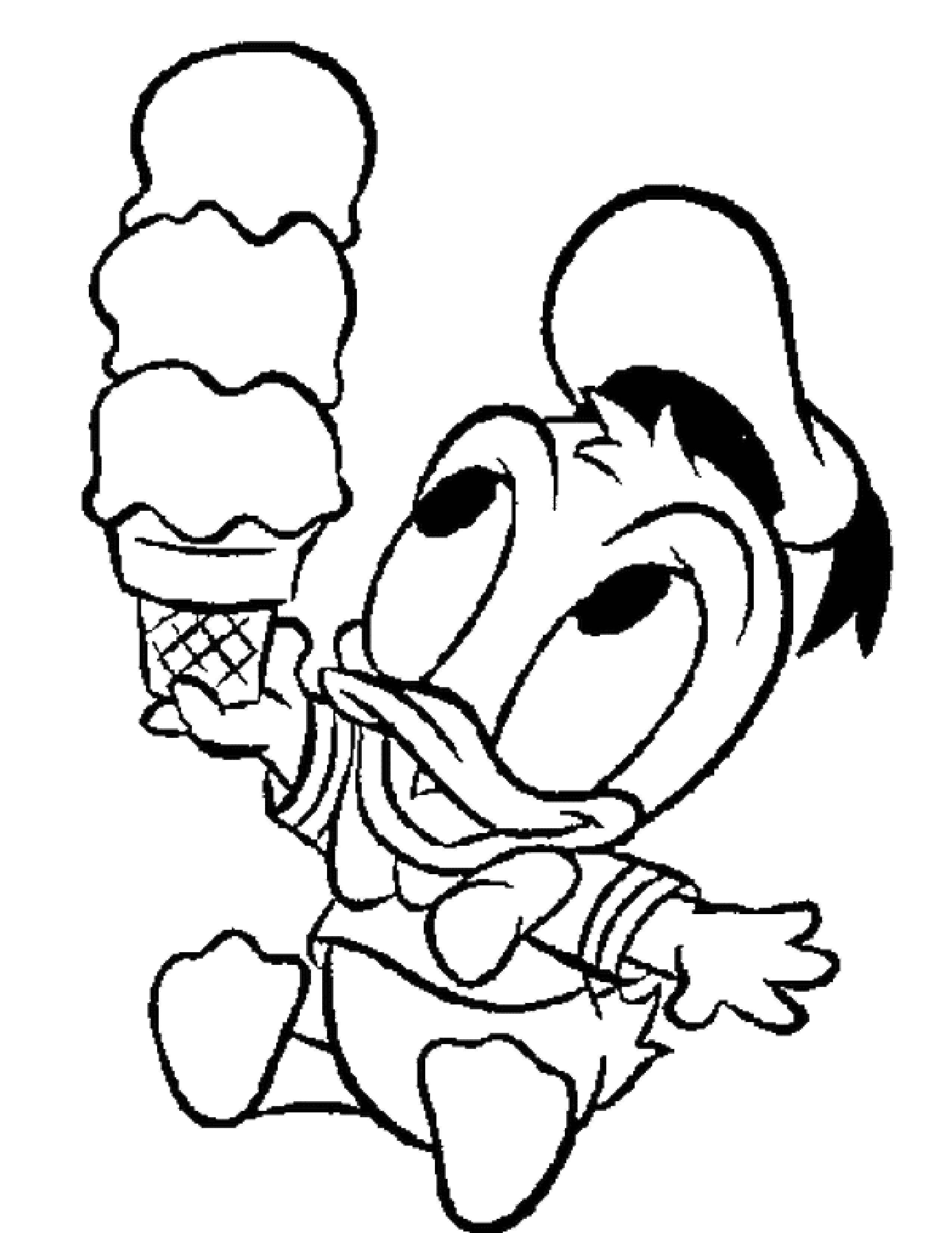 Coloring Nephew of Donald. Category Disney coloring pages. Tags:  Disney, Ducktales, Donald Duck.