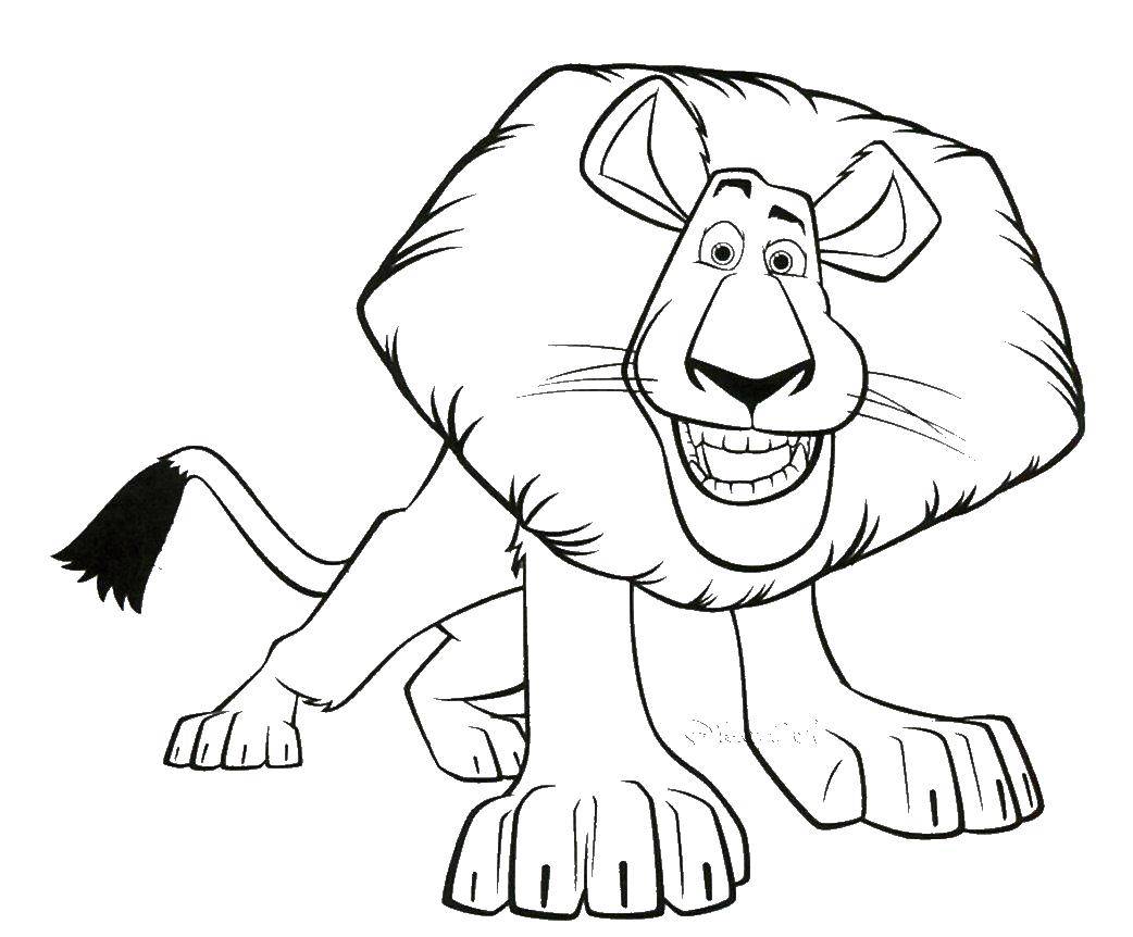 Coloring Leo. Category cartoons. Tags:  Madagascar, Disney.