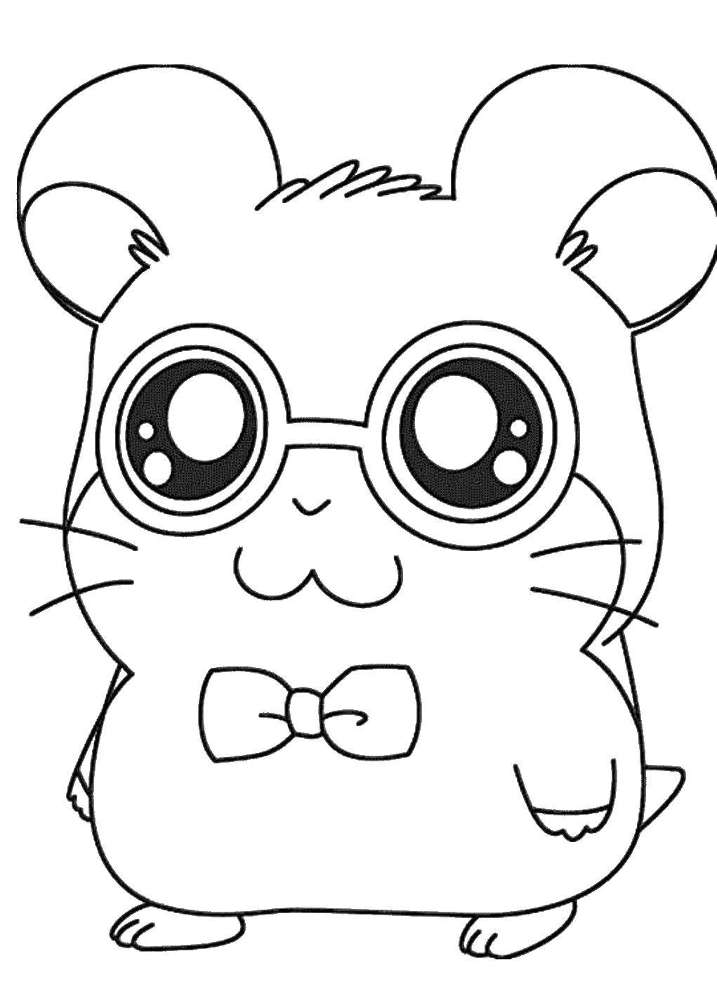 Coloring Mouse from the anime. Category cartoons. Tags:  Animals, mouse.