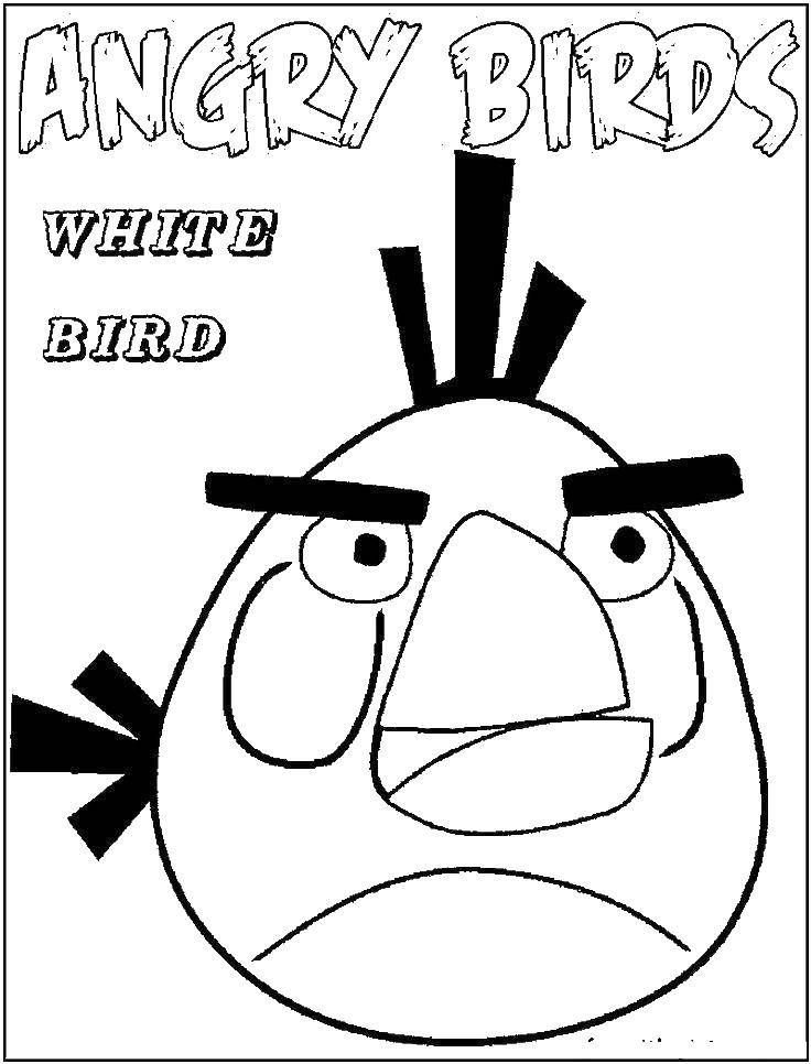 Coloring Bird from angry birds . Category angry birds. Tags:  Games, Angry Birds .