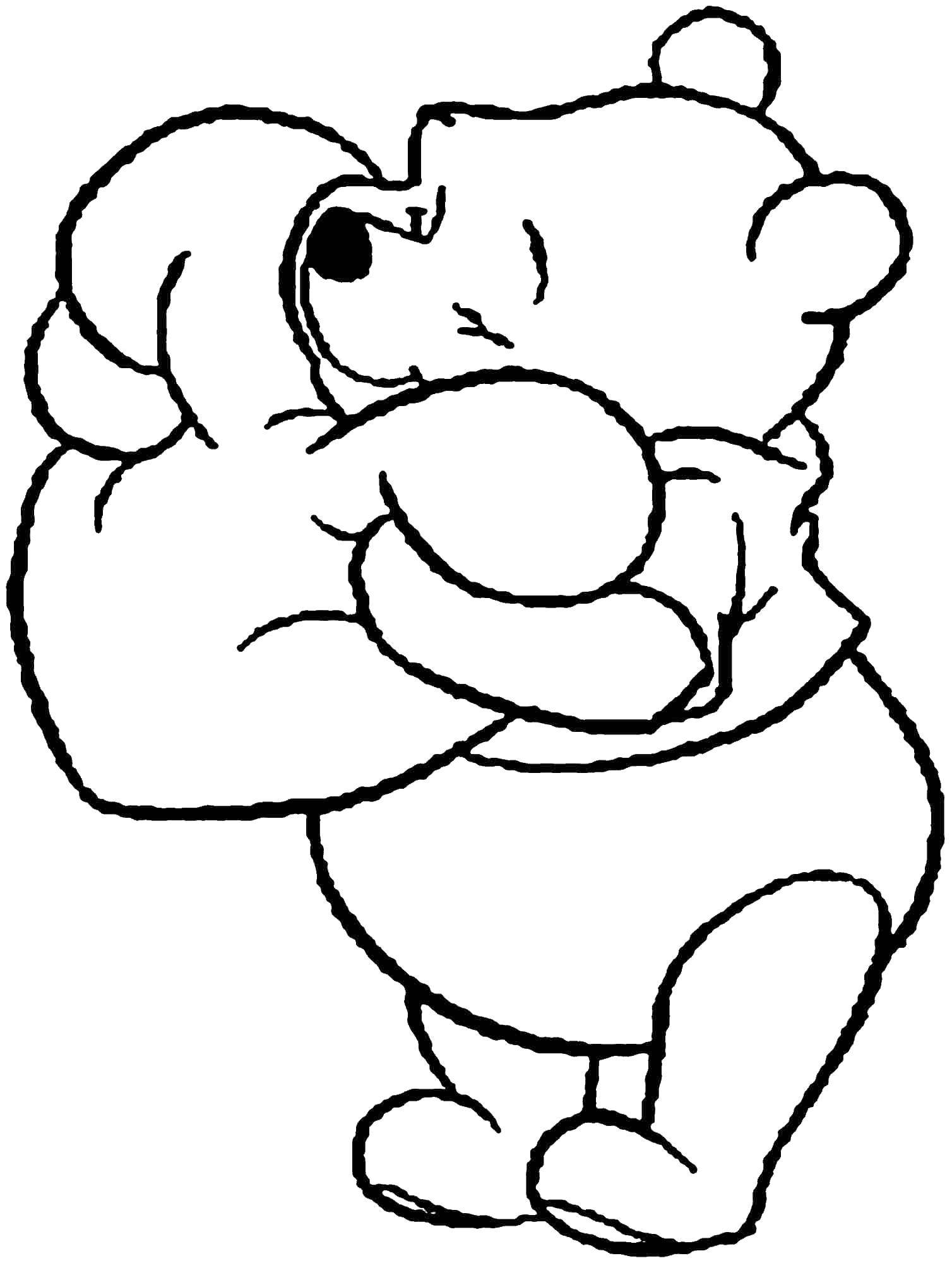 Раскраски из мультфильма Винни Пух (Winnie the Pooh)