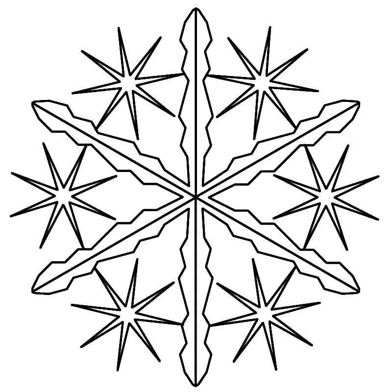 Coloring Snowflakes. Category snow. Tags:  snowflakes.