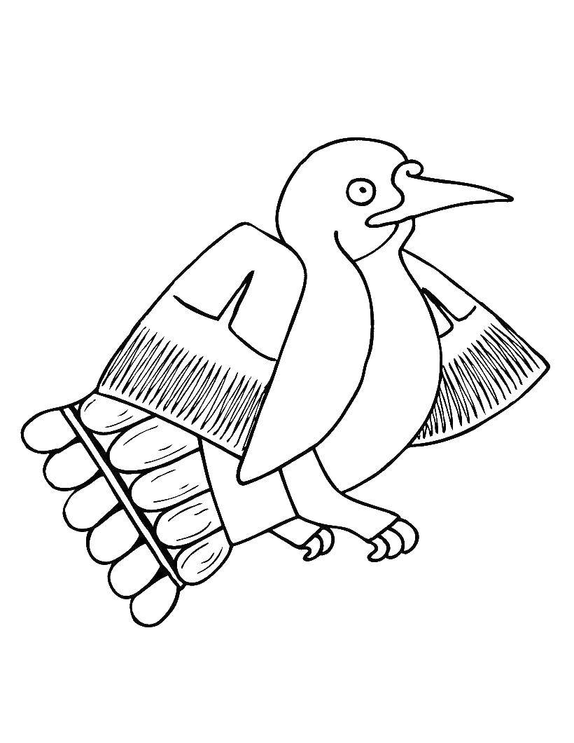 Coloring Bird. Category birds. Tags:  birds.