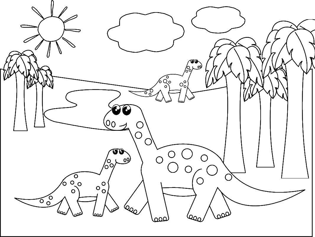 Coloring Dinos. Category dinosaur. Tags:  Dinosaurs.