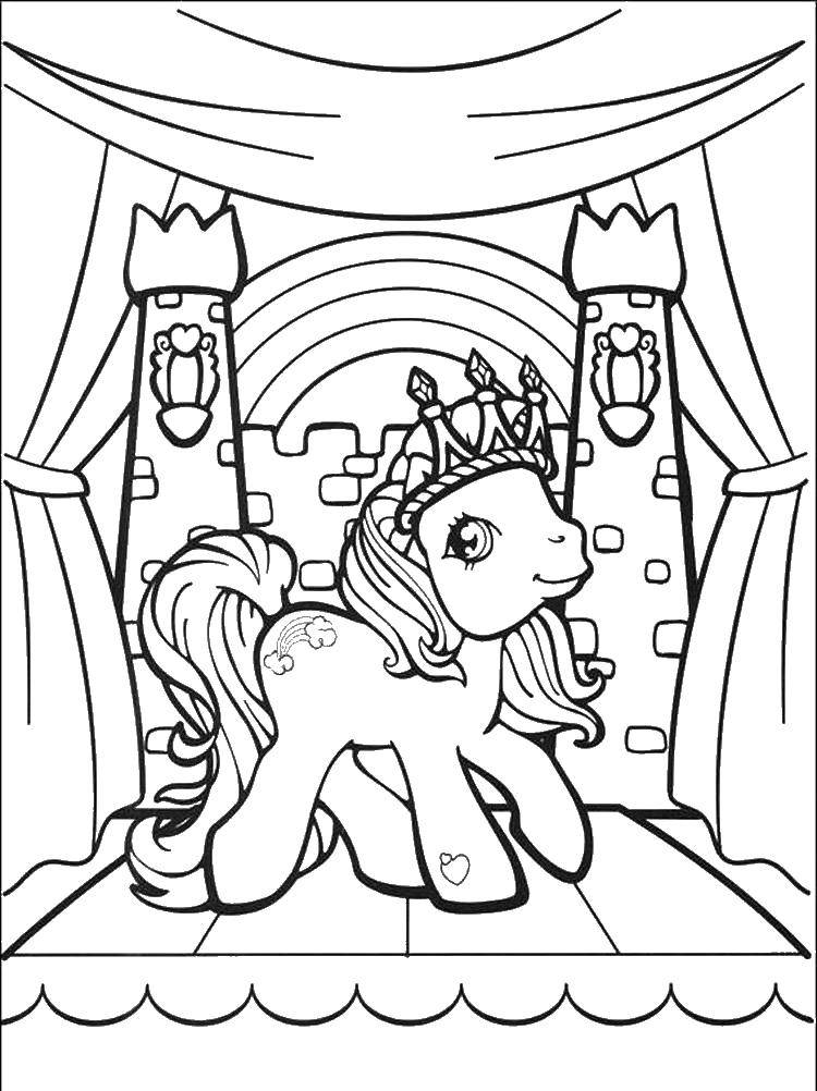 Coloring Ponies. Category my little pony. Tags:  Pony, My little pony .