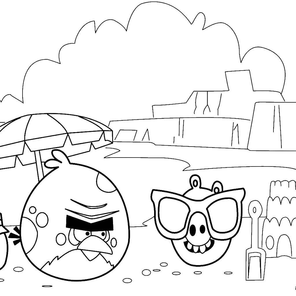 Coloring  angry birds . Category angry birds. Tags:  Games, Angry Birds .