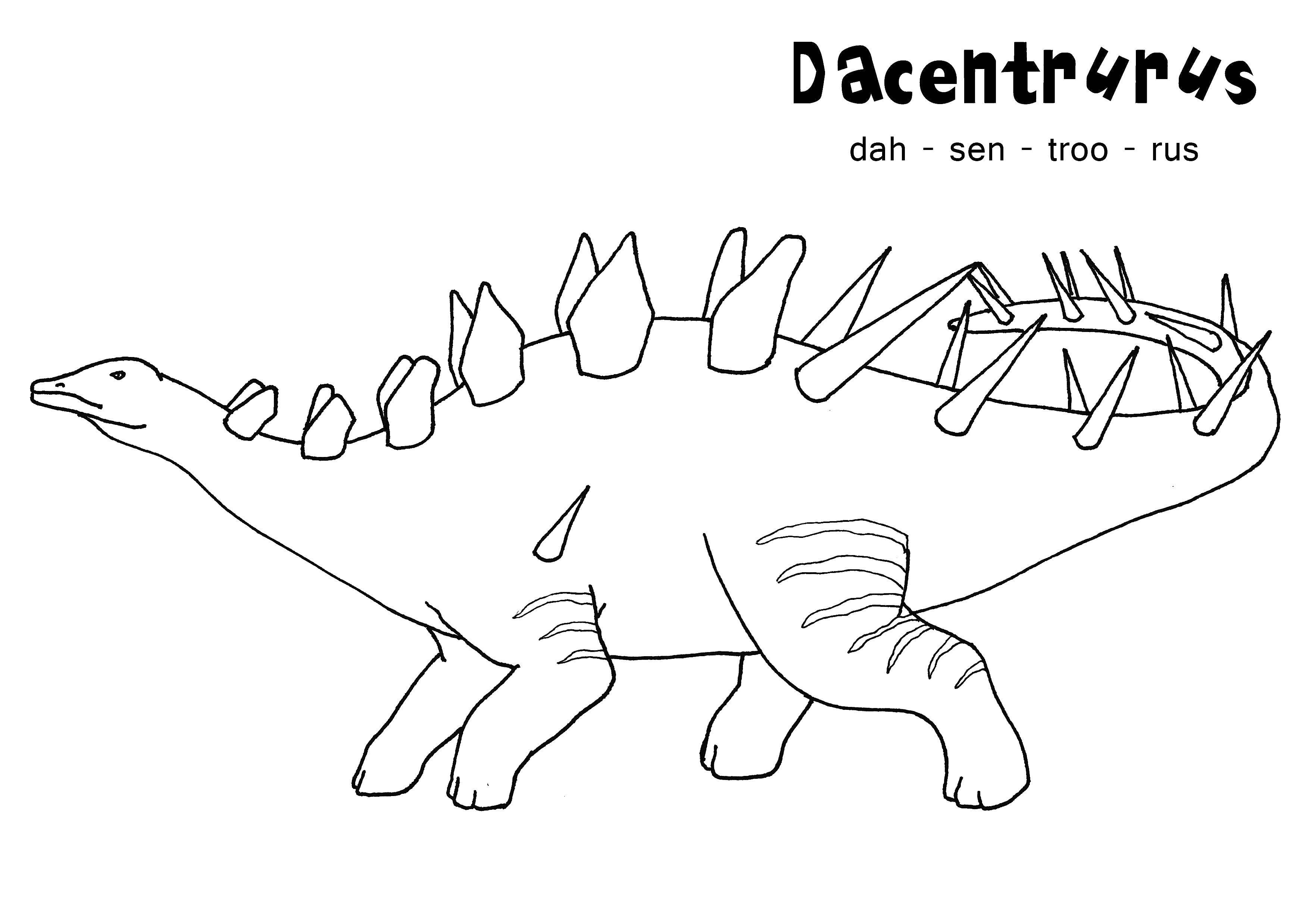 Coloring Decentral. Category dinosaur. Tags:  Dinosaurs.