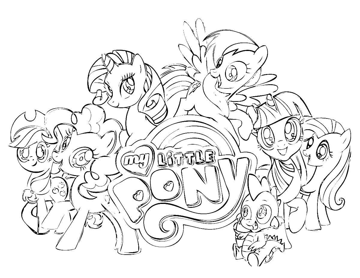 Coloring My little pony. Category my little pony. Tags:  Pony, My little pony .