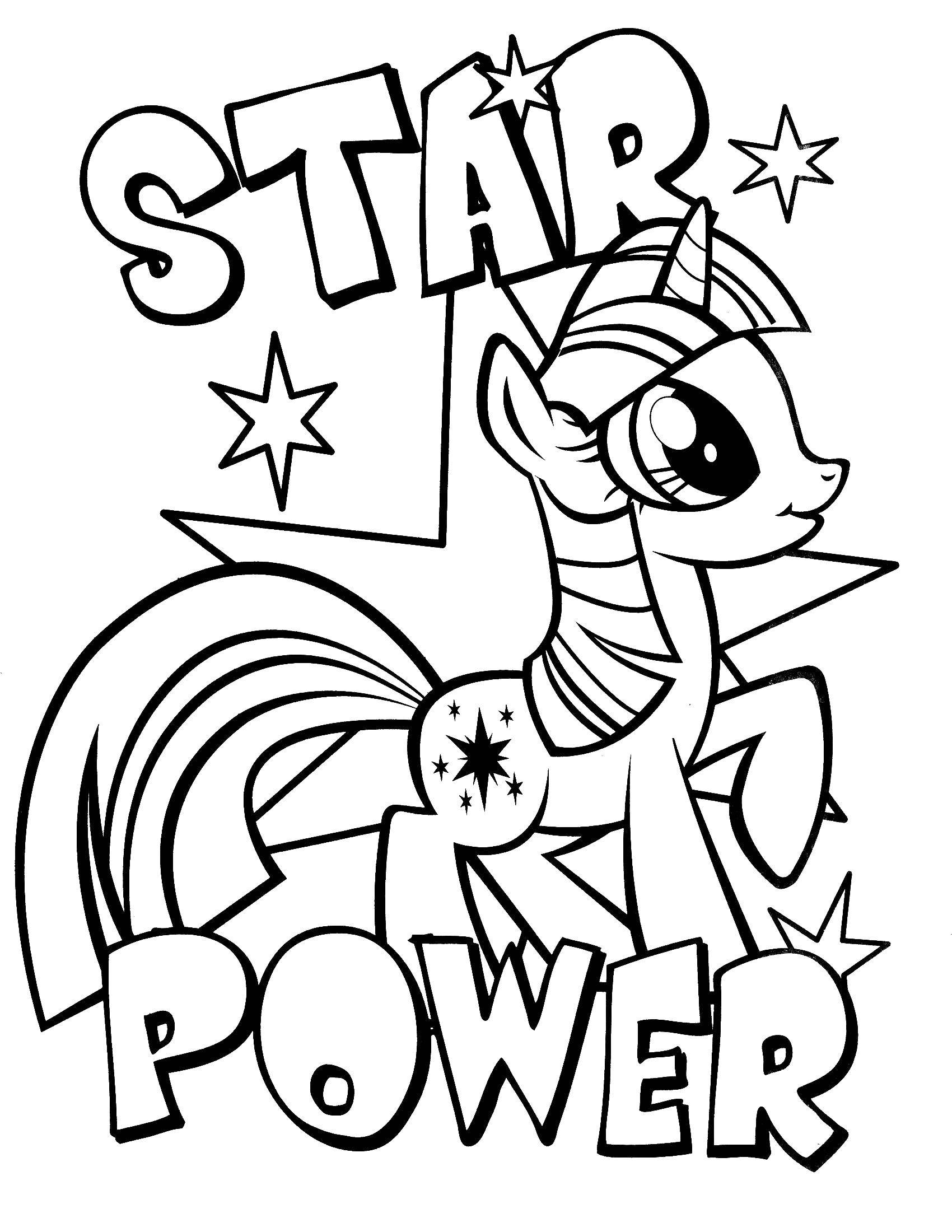 Название: Раскраска Пони из my little pony . Категория: мой маленький пони. Теги: Пони, My little pony .