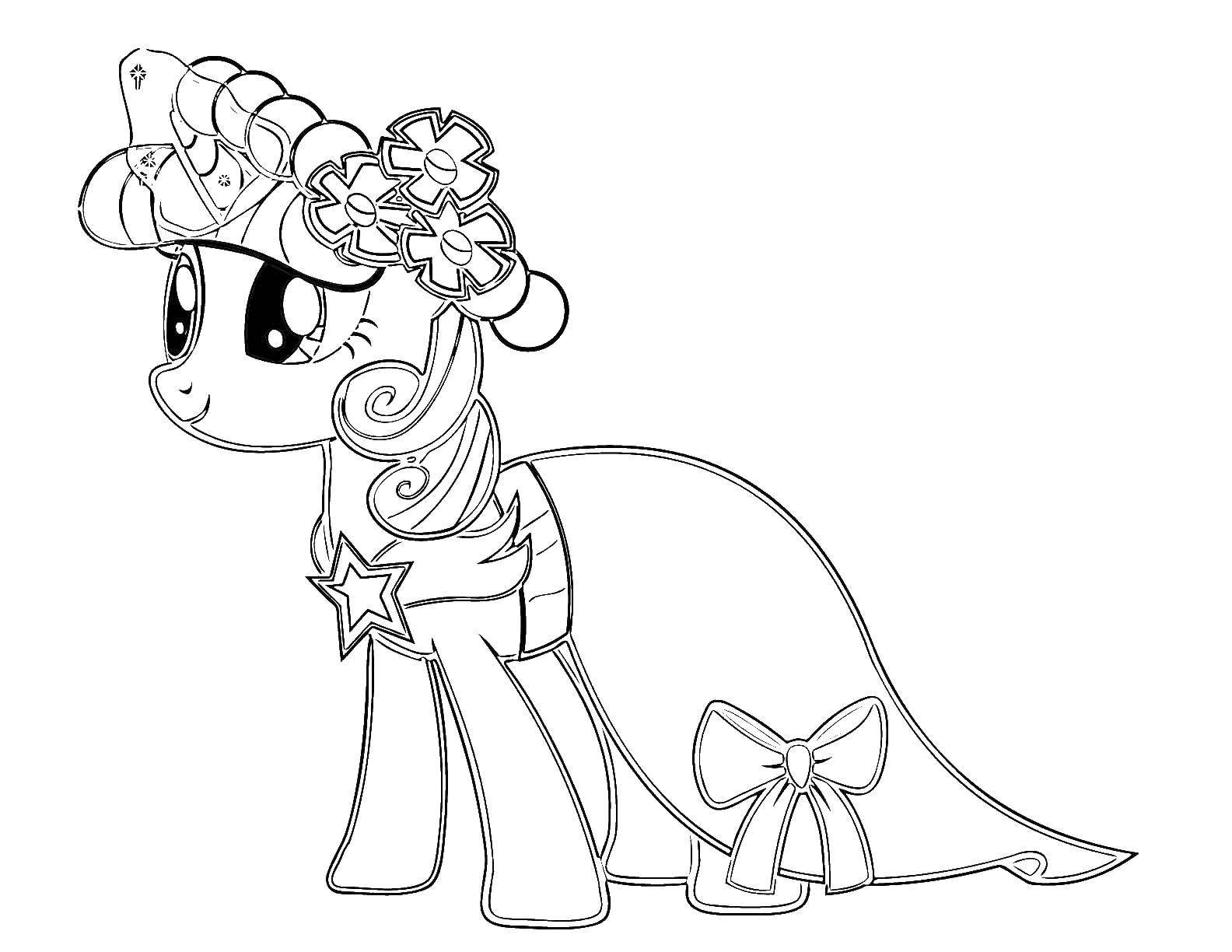 Coloring Poreska from my little pony . Category my little pony. Tags:  Pony, My little pony .