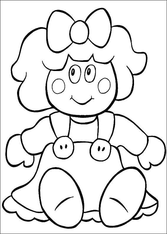 Coloring Girl. Category coloring for little ones. Tags:  girl.