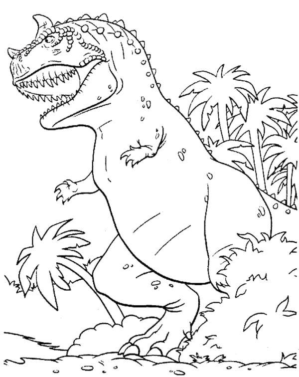 Название: Раскраска Гигантский диноозавр. Категория: динозавр. Теги: Динозавры.