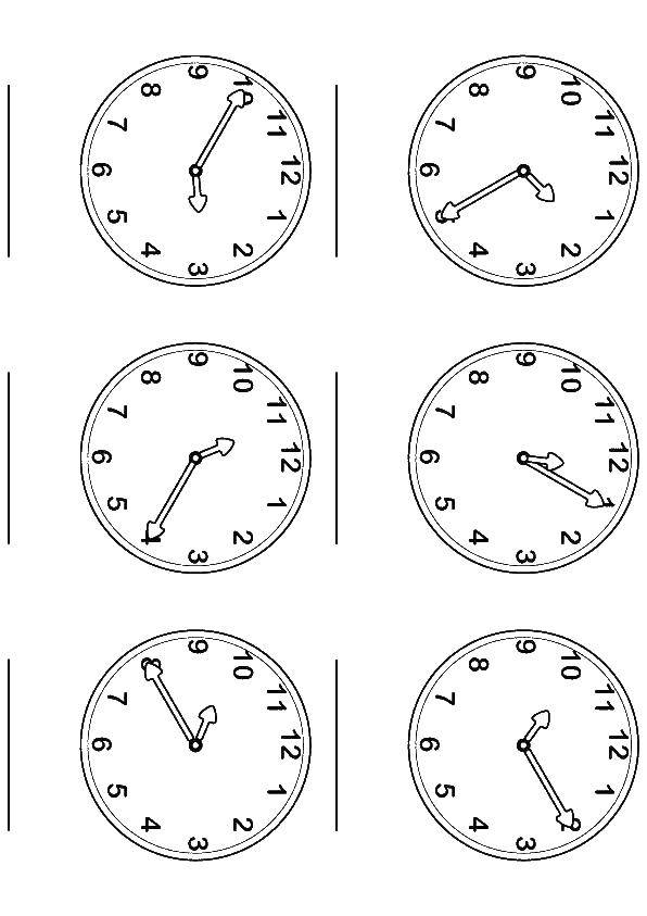 Coloring Learn to tell time on the clock. Category Numbers. Tags:  Numbers , account numbers.