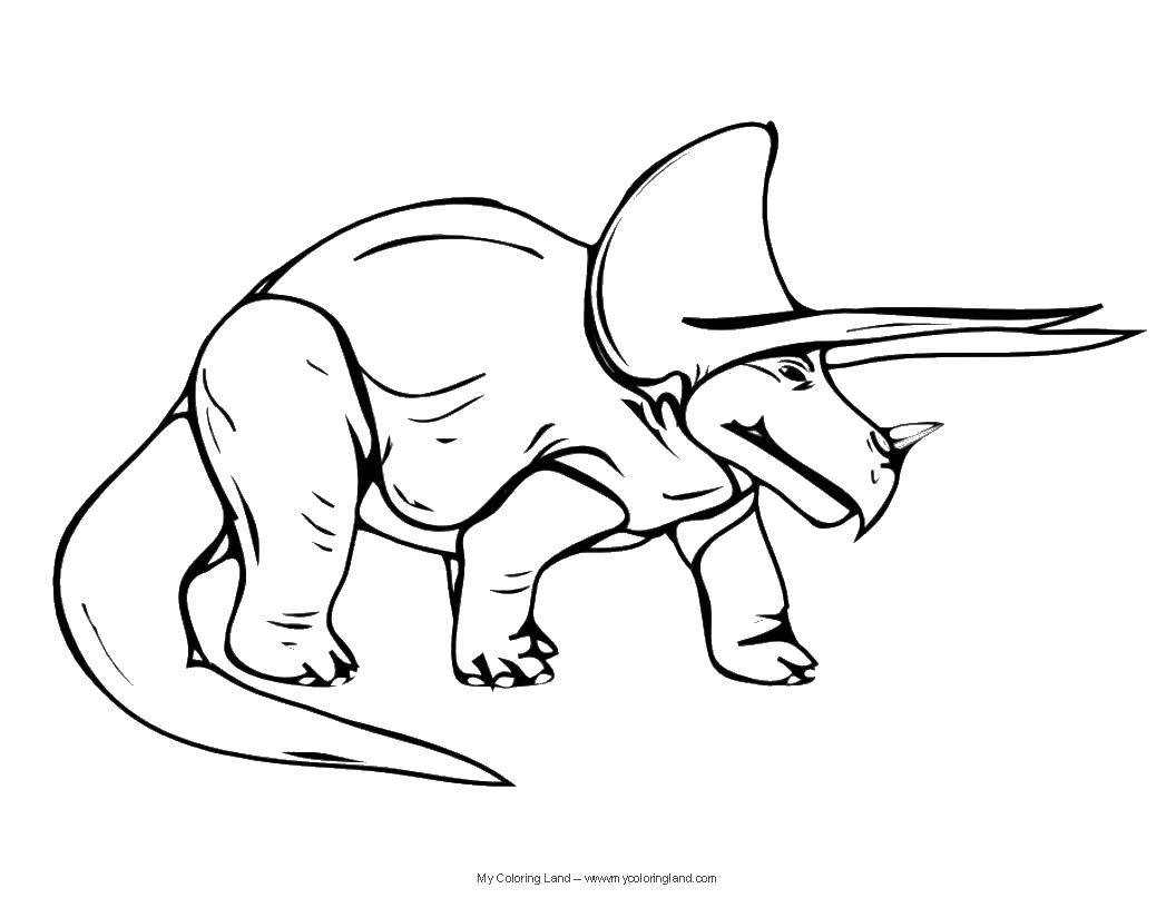 Набор для опытов «Эпоха динозавров», конструктор-раскраска, трицератопс