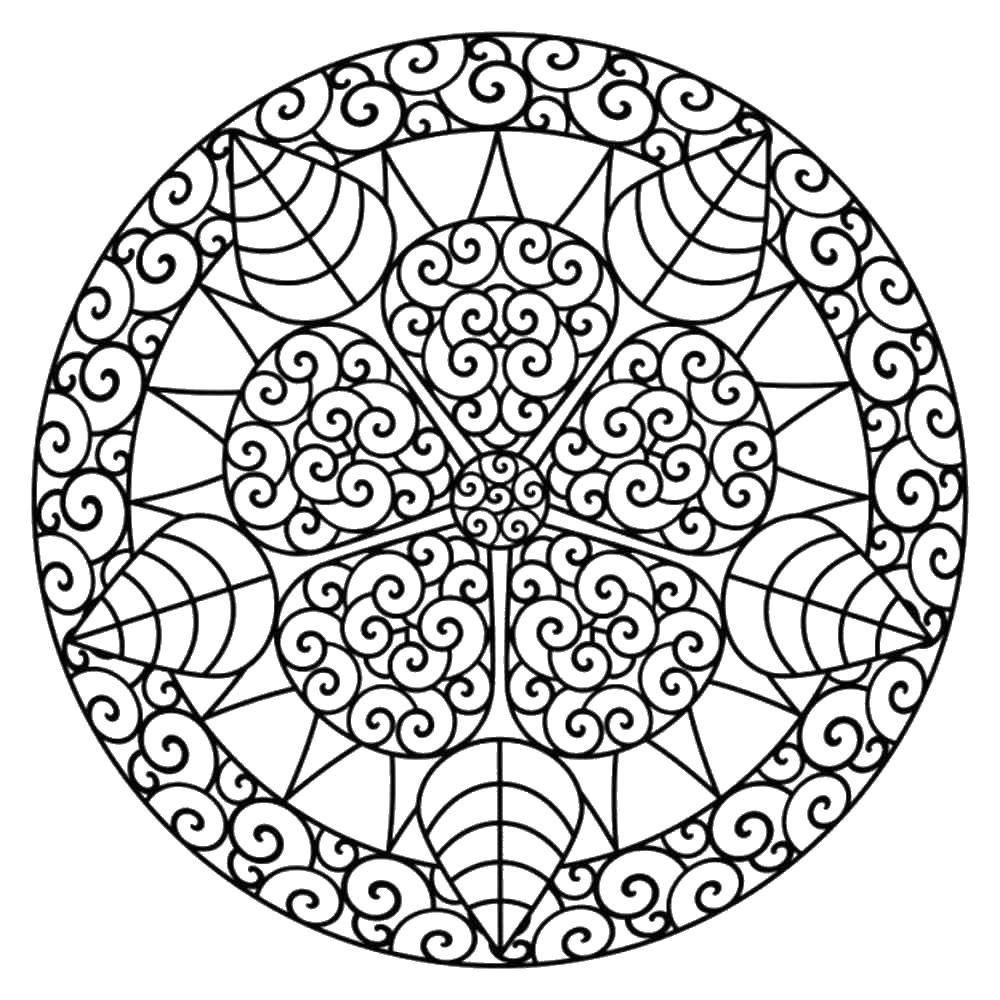 Coloring Beautiful patterns. Category patterns. Tags:  Patterns, flower.