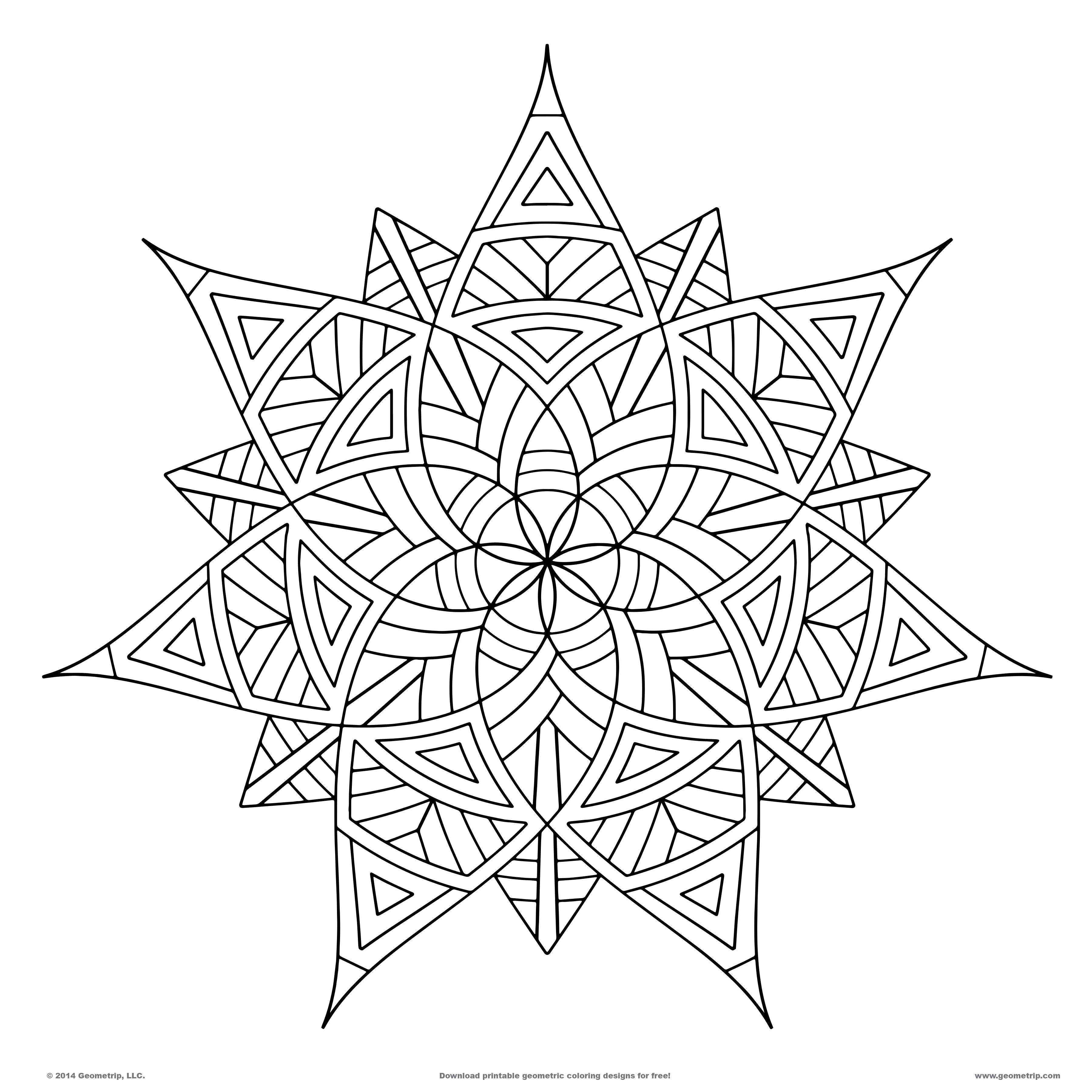 Coloring Ethnic flower. Category Patterns with flowers. Tags:  Patterns, ethnic.