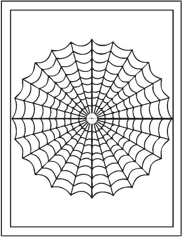 Coloring Web. Category pattern . Tags:  Patterns, web.