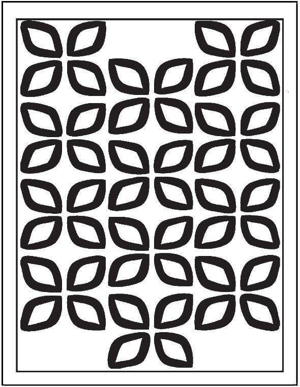 Coloring The pattern. Category Patterns with flowers. Tags:  Patterns, flower.