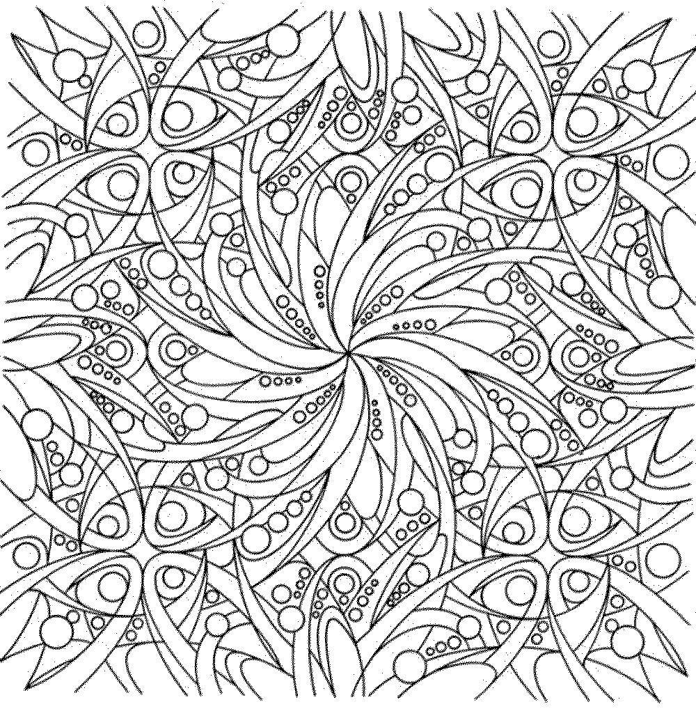 Coloring Patterned flowers. Category Patterns with flowers. Tags:  Patterns, flower.