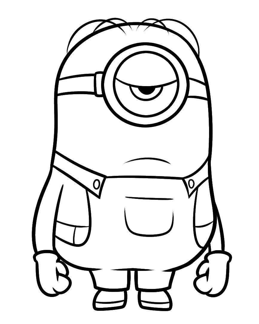 Carl Minion Coloring Pages