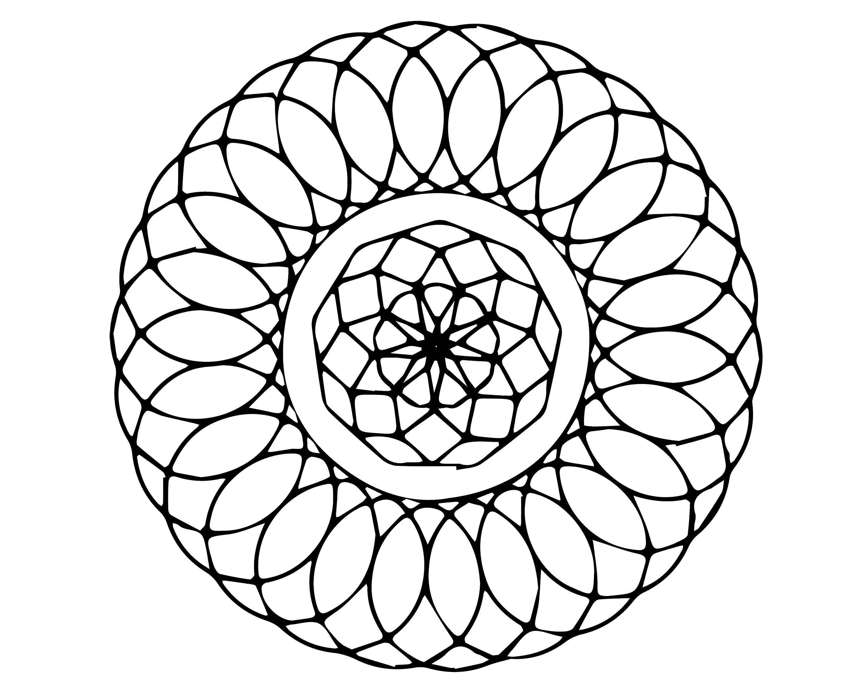 Coloring Swirly pattern. Category patterns. Tags:  Patterns, geometric.