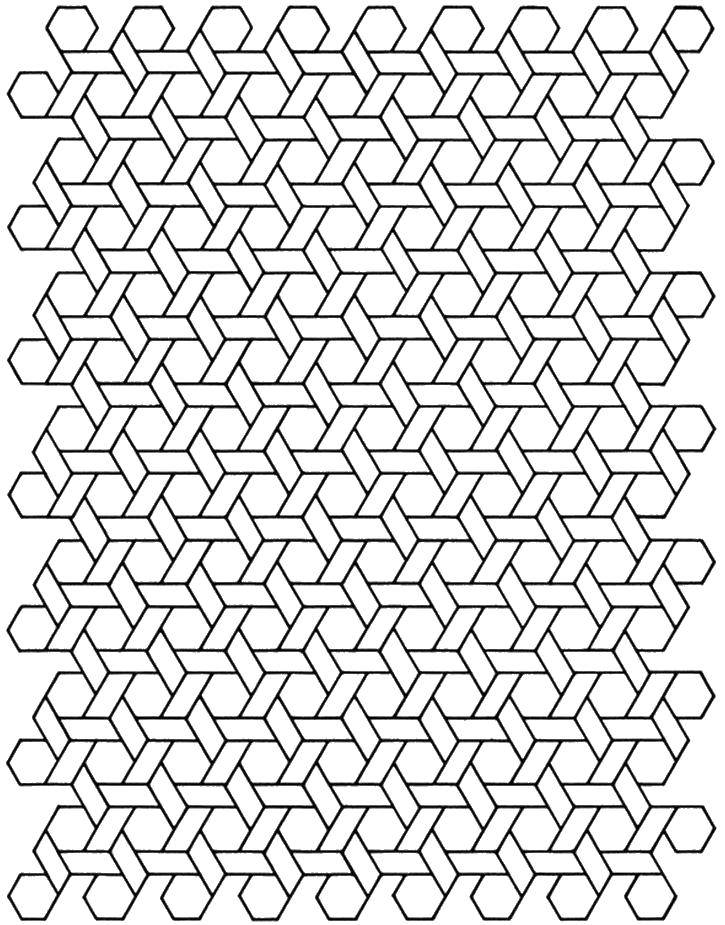 Coloring Simple geometric pattern. Category Patterns. Tags:  Patterns, geometric.
