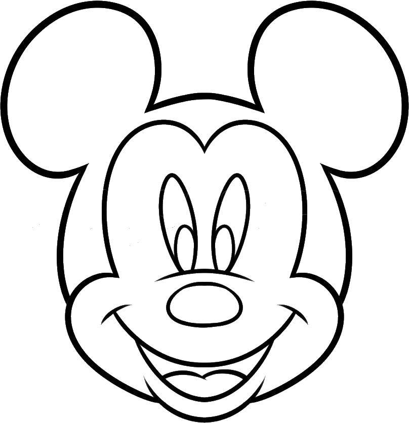 Coloring Mickey mouse. Category cartoon. Tags:  Disney, Mickey Mouse.