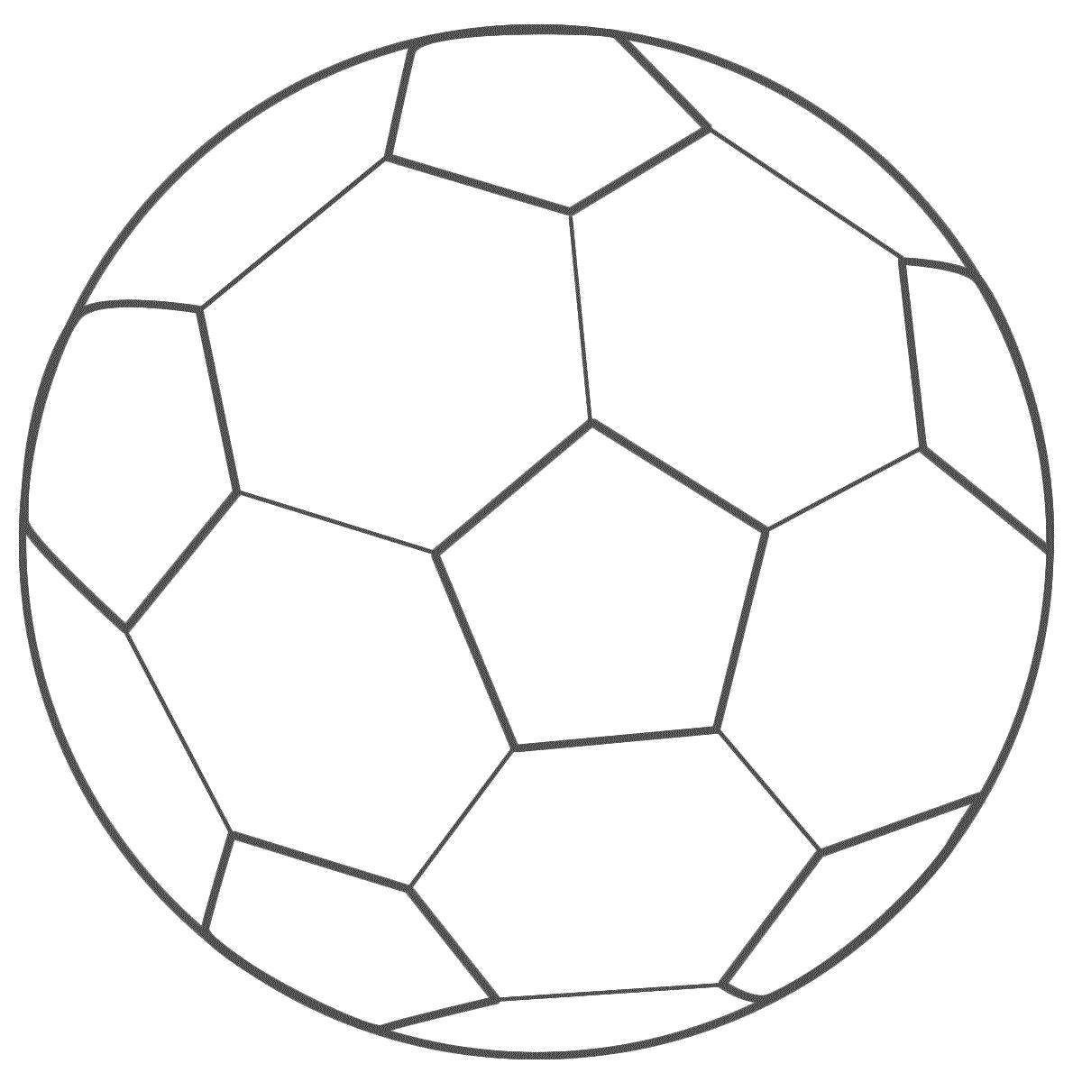 Название: Раскраска Футбольный мяч. Категория: спорт. Теги: Спорт, футбол, мяч, игра.