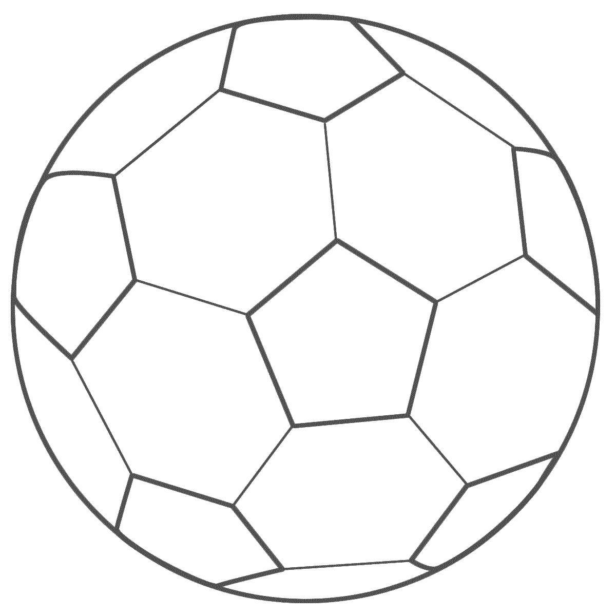 Название: Раскраска Футбольный мяч. Категория: спорт. Теги: Спорт, футбол, мяч, игра.