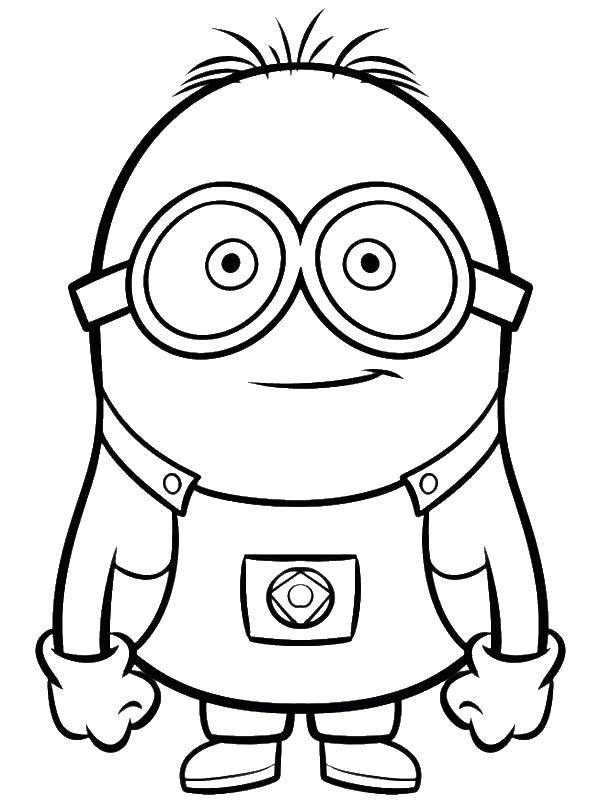 Coloring Minion. Category the minions. Tags:  Minion.