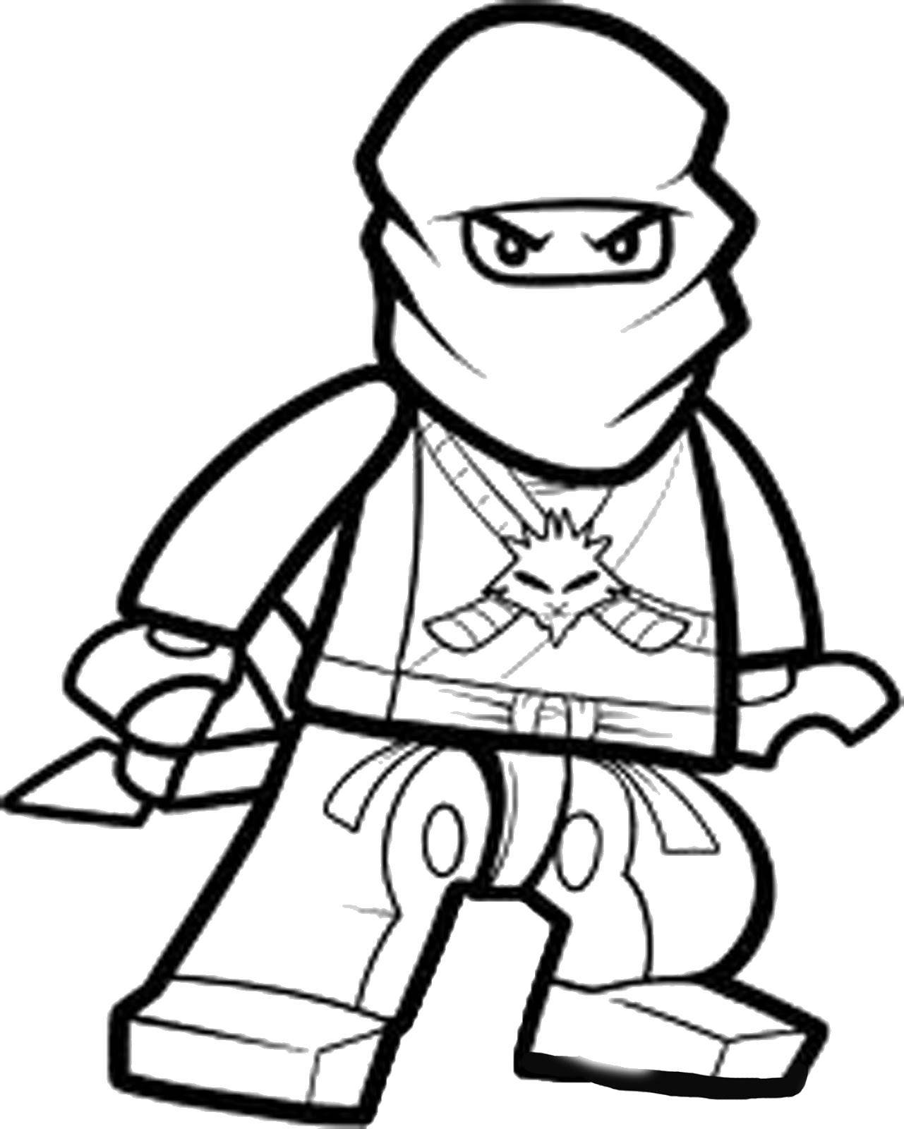 Coloring Ninja from LEGO. Category toy. Tags:  Designer, LEGO.
