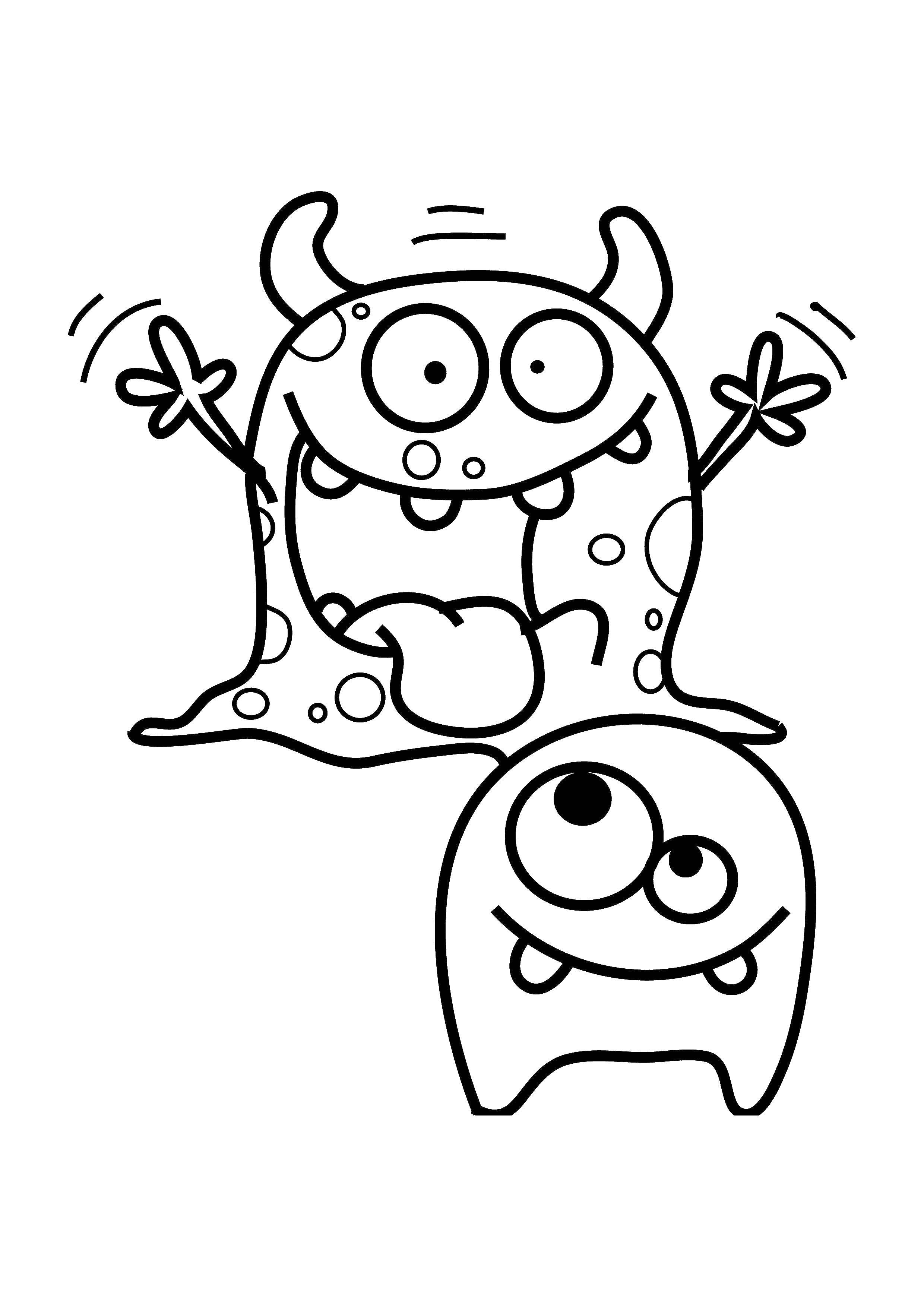 Coloring Monsters. Category Coloring pages monsters. Tags:  Monsters.