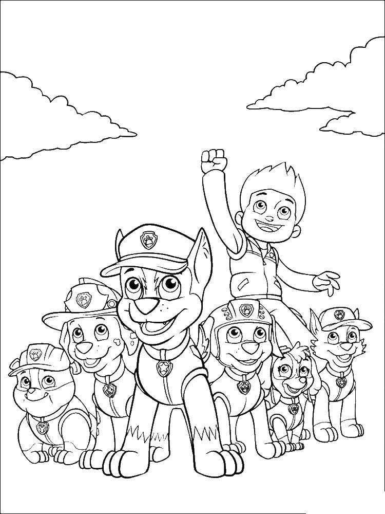 Coloring Paw patrol to the rescue. Category paw patrol. Tags:  paw patrol.