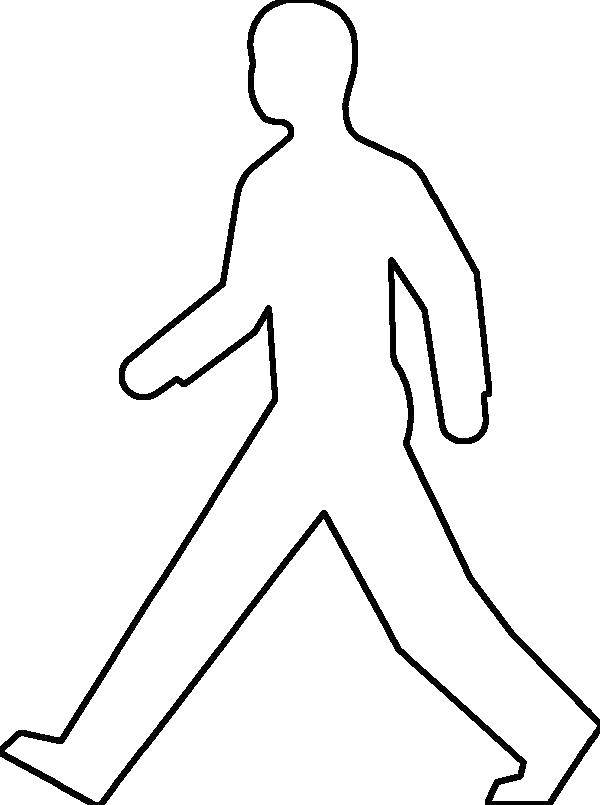 Coloring The outline of a man. Category The contour of people. Tags:  Outline , girl, boy.