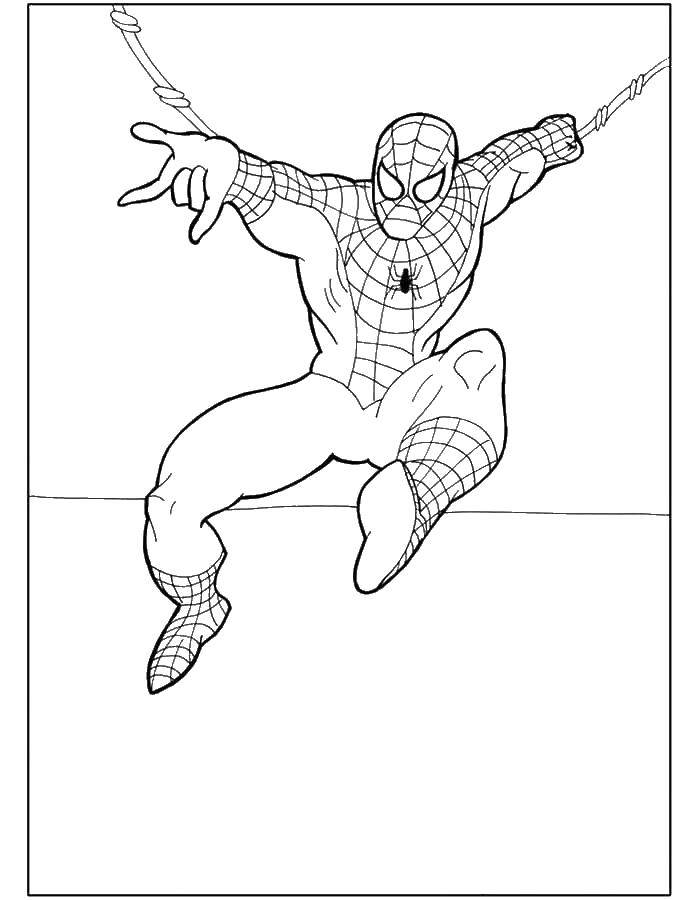 Coloring Spider-man. Category spider man. Tags:  spider man, superheroes.