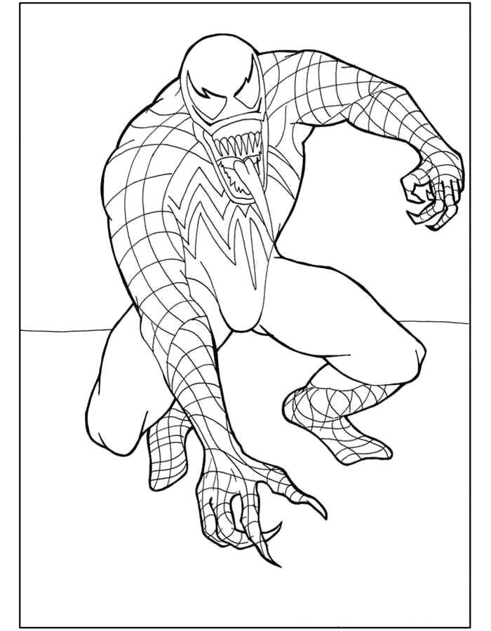 Coloring Venom. Category Comics. Tags:  Comics, Spider-Man, Spider-Man.