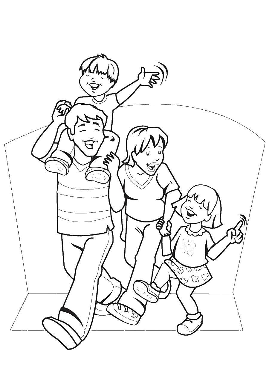 Coloring Family fun is coming. Category Family. Tags:  Family.