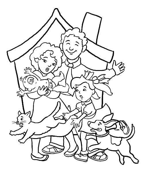 Coloring Family fun is coming. Category Family. Tags:  Family.