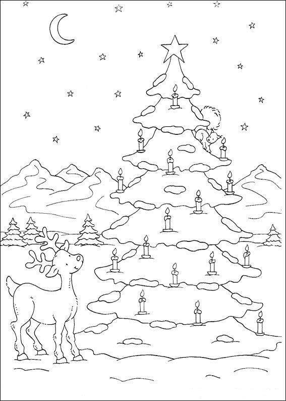 Coloring Christmas tree. Category Christmas. Tags:  Christmas, Christmas toy, Christmas tree, gifts.
