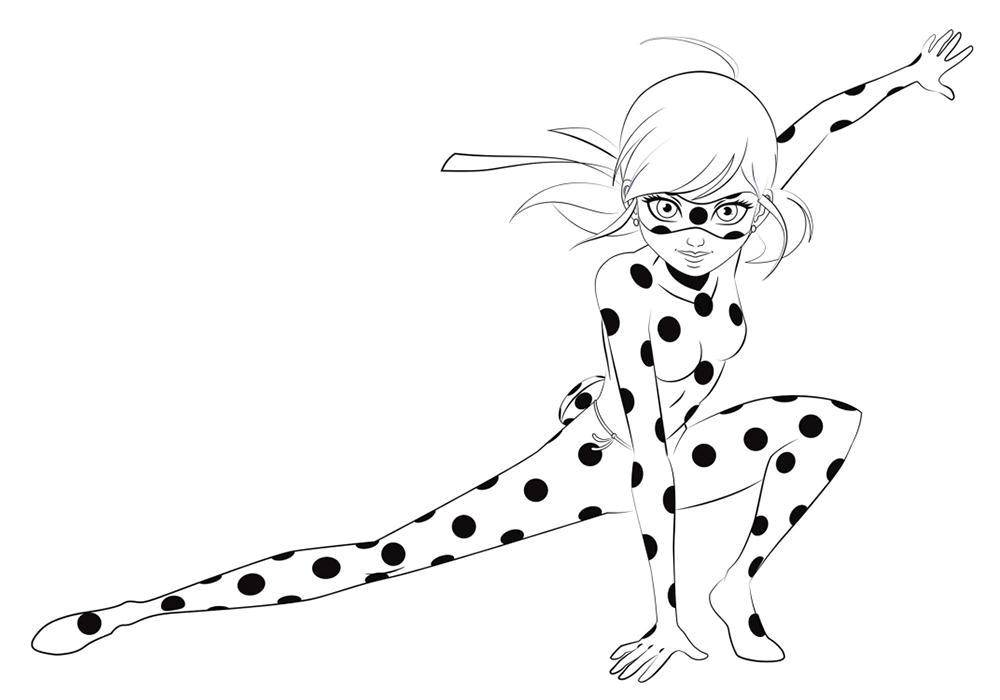 Coloring Cartoon character. Category lady bug cat. Tags:  Cartoon character.