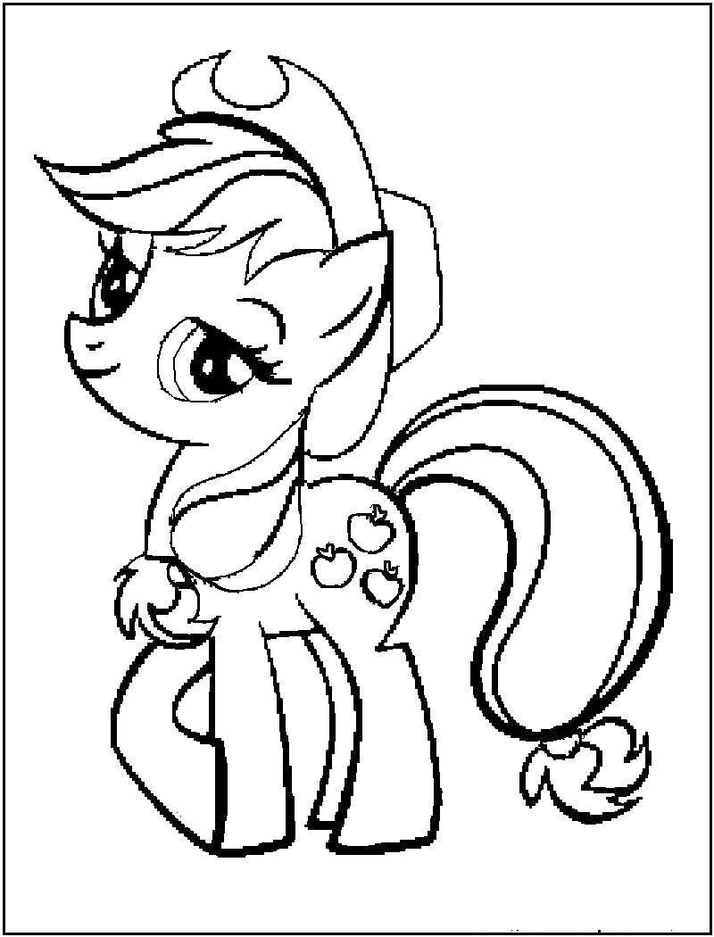 Coloring Pony cowgirl. Category Ponies. Tags:  Pony, My little pony .