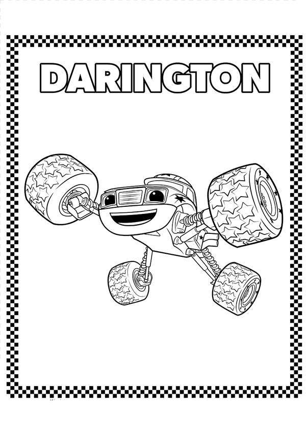 Coloring Darington. Category flash. Tags:  Cartoon character.