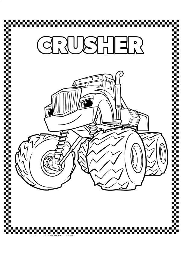Coloring Crusher. Category flash. Tags:  Cartoon character.