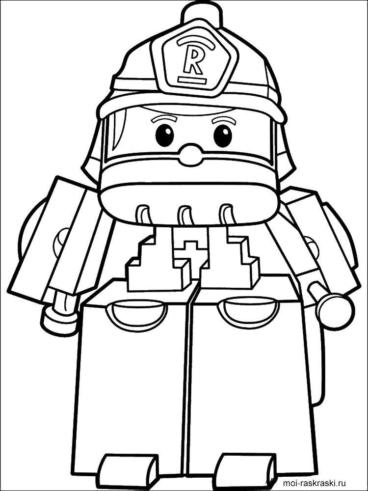 Название: Раскраска Поли робокар. Категория: Персонаж из мультфильма. Теги: поли робокар.