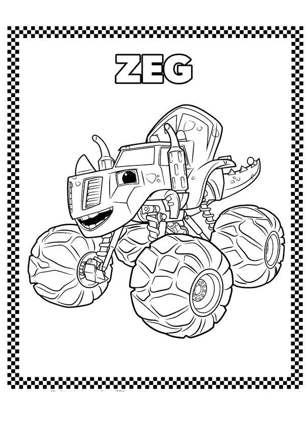 Coloring Zig. Category flash. Tags:  Cartoon character.