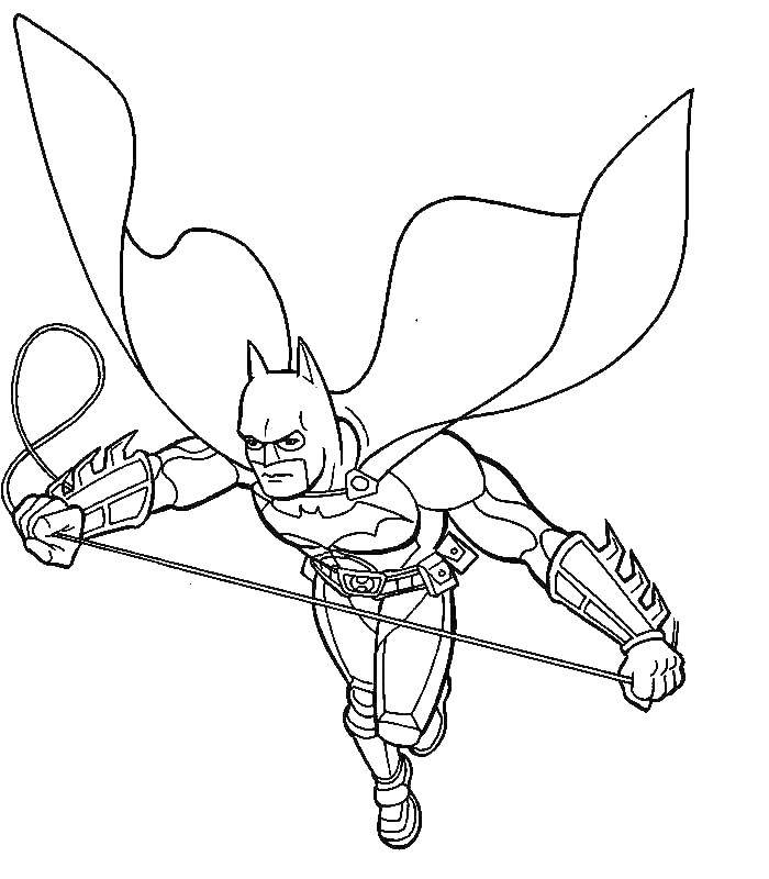 Coloring Batman. Category superheroes. Tags:  Batman.