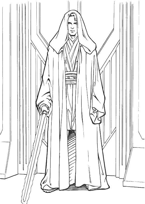 Coloring Jedi. Category star wars ships. Tags:  the Jedi.