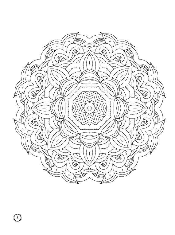 Coloring Pattern. Category coloring for adults. Tags:  pattern .