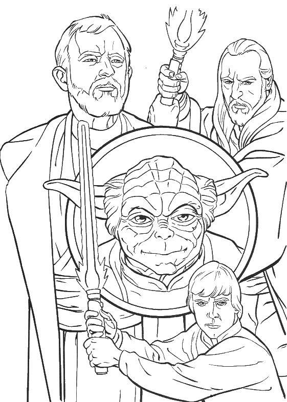 Coloring Star wars. Category star wars . Tags:  star wars .