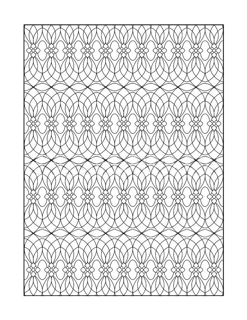 Coloring Pattern. Category coloring for adults. Tags:  pattern .